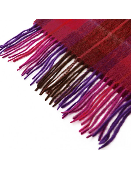 Islander - écharpe fuschia - 100% Laine
