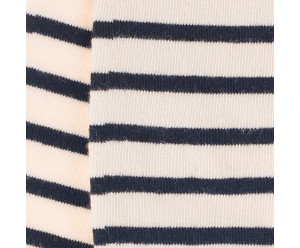 Labonal - Cotton socks - ecru and navy stripes 2