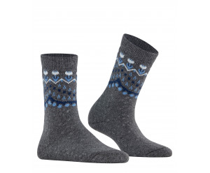 FALKE - Cosy Wool Special Edition - gris