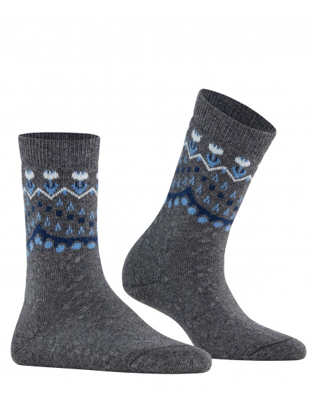 FALKE - Cosy Wool Special Edition - gris