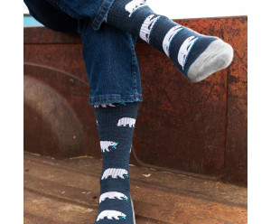 Friday socks - Wool collection - Polar bear 2