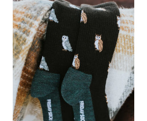 Friday socks - Wool collection - Owl 2