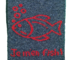 Chaussette Augustin motif bord de mer 2