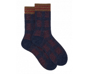 Doré Doré - Wool socks navy and glitters