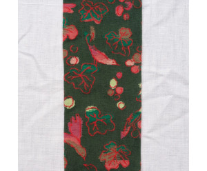 Bonne maison - mi bas fantaisie vert 2