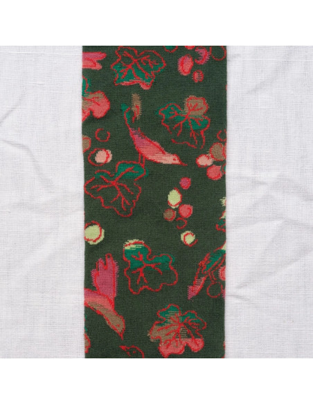 Bonne maison - mi bas fantaisie vert