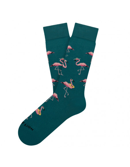 chaussette FLAMANT ROSE
