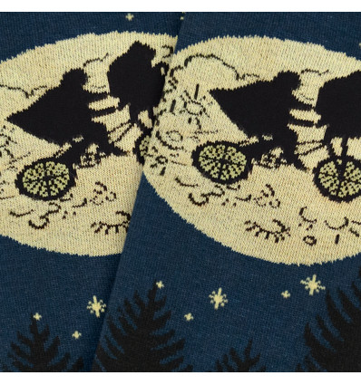 chaussette E.T. sur son vélo