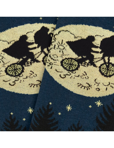 chaussette E.T. sur son vélo