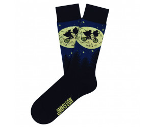 chaussette E.T. sur son vélo