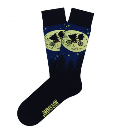chaussette E.T. sur son vélo