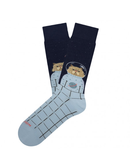 Chaussette chats dans l'espace