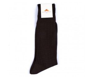 Colombine & Arlequin - Chaussette 100% fil d'écosse - Moro