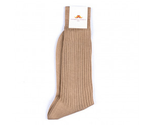 Colombine & Arlequin - Chaussette 100% fil d'écosse - beige