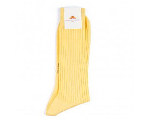 Colombine & Arlequin - Chaussette 100% fil d'écosse - Giallo