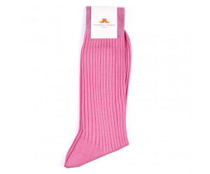 Colombine & Arlequin - Chaussette 100% fil d'écosse - pink