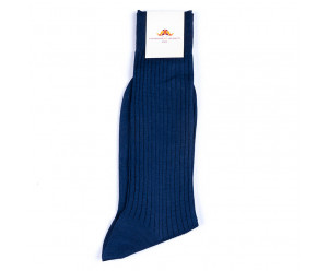 Colombine & Arlequin - Chaussette 100% fil d'écosse - Marine