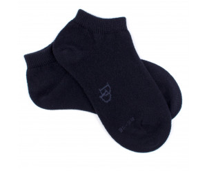 Doré Doré WOMAN WOMEN SHORT SOCK - WOOL AND CASHMERE - black