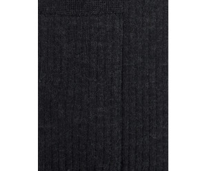 Doré Doré Plain high-knee for man Knee-high sock - Timeless - Merinos wool - grey 2