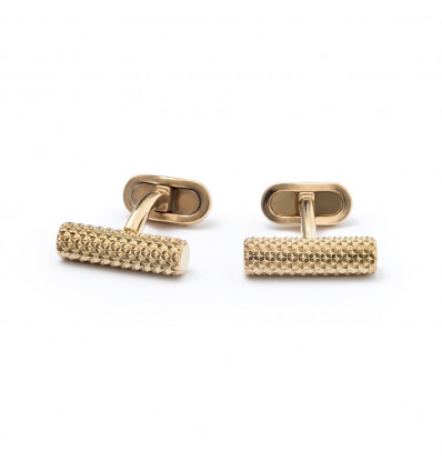 BOUTONS DE MANCHETTE Boutons de Manchette - baton doré