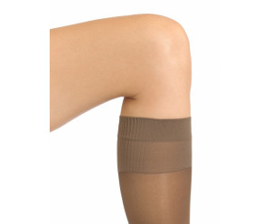 Doré Doré WOMAN Knee-high sock - Mat 40D - BROWN 2