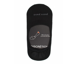 Doré Doré Solerettes unies et fantaisies SOLERETTE FEMME FIL D'ECOSSE - noir