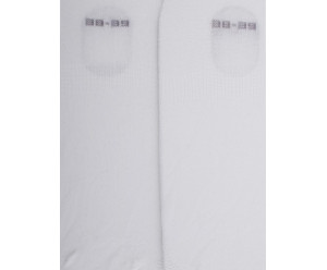 Doré Doré Solerettes unies et fantaisies SOLERETTE FEMME FIL D'ECOSSE - blanc 2