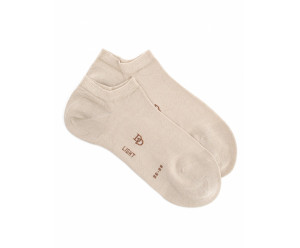 Doré Doré Chaussons unis et fantaisies Short sock - Light - Cotton lisle GREGE