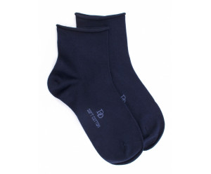 Doré Doré Socquettes unies et fantaisies SOCQUETTE CONFORT FEMME COTON EGYPTIEN -Matelot