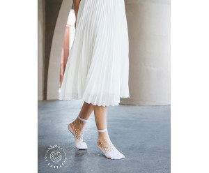 Atelier St Eustache Chaussettes transparentes NakaMeguro blanc 2