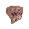 Chaussettes fantaisies Socks flowers - brown - 36/41
