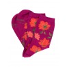 Chaussettes fantaisies Socks flowers - pink and orange - 36/41