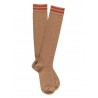 Mi-bas fantaisies Knee High Socks - Wool - Brown