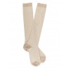 Mi-bas unis Knee High Socks - Wool - Glitters - White