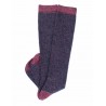 Mi-bas unis Knee High Socks - Wool - Glitters - Navy Blue