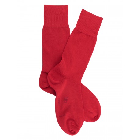 Doré Doré Plain socks MEN SOCK - EGYPTIAN COTTON - red