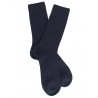 Plain socks Men's thick merino wool socks - Navy blue