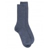 Plain socks Men's thick merino wool socks - Denim