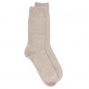 Doré Doré Plain socks MEN SOCKS - WOOL AND CASHMERE - cream