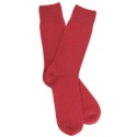 MEN SOCKS - WOOL AND CASHMERE -RED