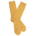 MEN SOCKS - WOOL AND CASHMERE -YELLOW