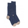 Plain socks Fleece wool socks - Caban / Corde