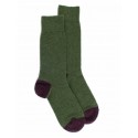 Fleece wool socks - Campagne / Bordeaux