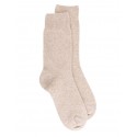 WOMEN SOCK - WOOL AND CASHMERE - beige