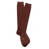 Mi-bas unis Knee high women's socks - Soft Cotton - Chocolate 36/41