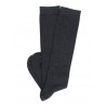 Mi-bas unis Knee high women's socks - Soft Cotton - dark grey 36/41