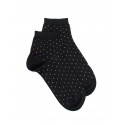 socks dot Black