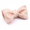 NOEUDS PAPILLON Bowtie light pink and white little flowers