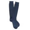 Mi-bas unis knee-highs socks - Blue jean - 36/41