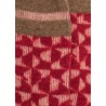 Chaussettes fantaisies chaussette laine polaire fantaisie - Rouge - 36/41